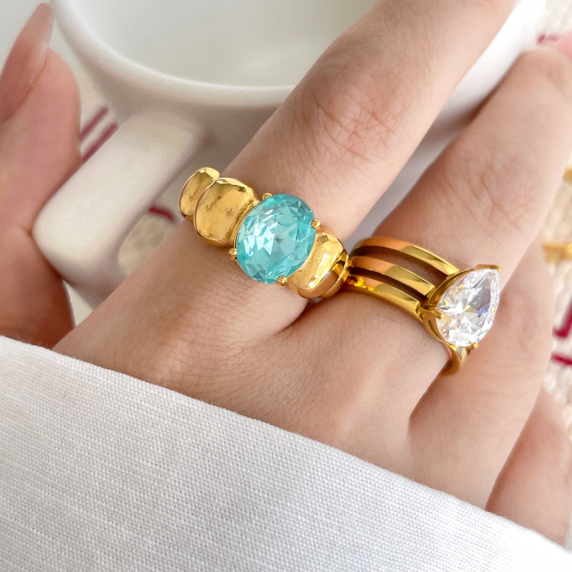 Blue Crush Ring