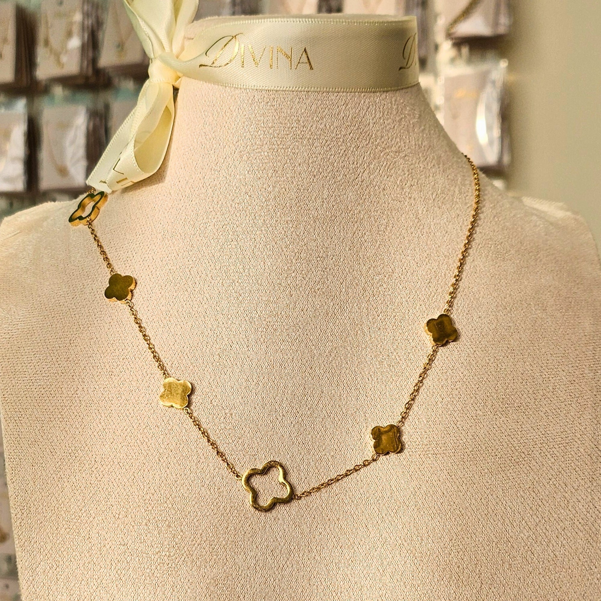 Thalia | Clover Link Necklace