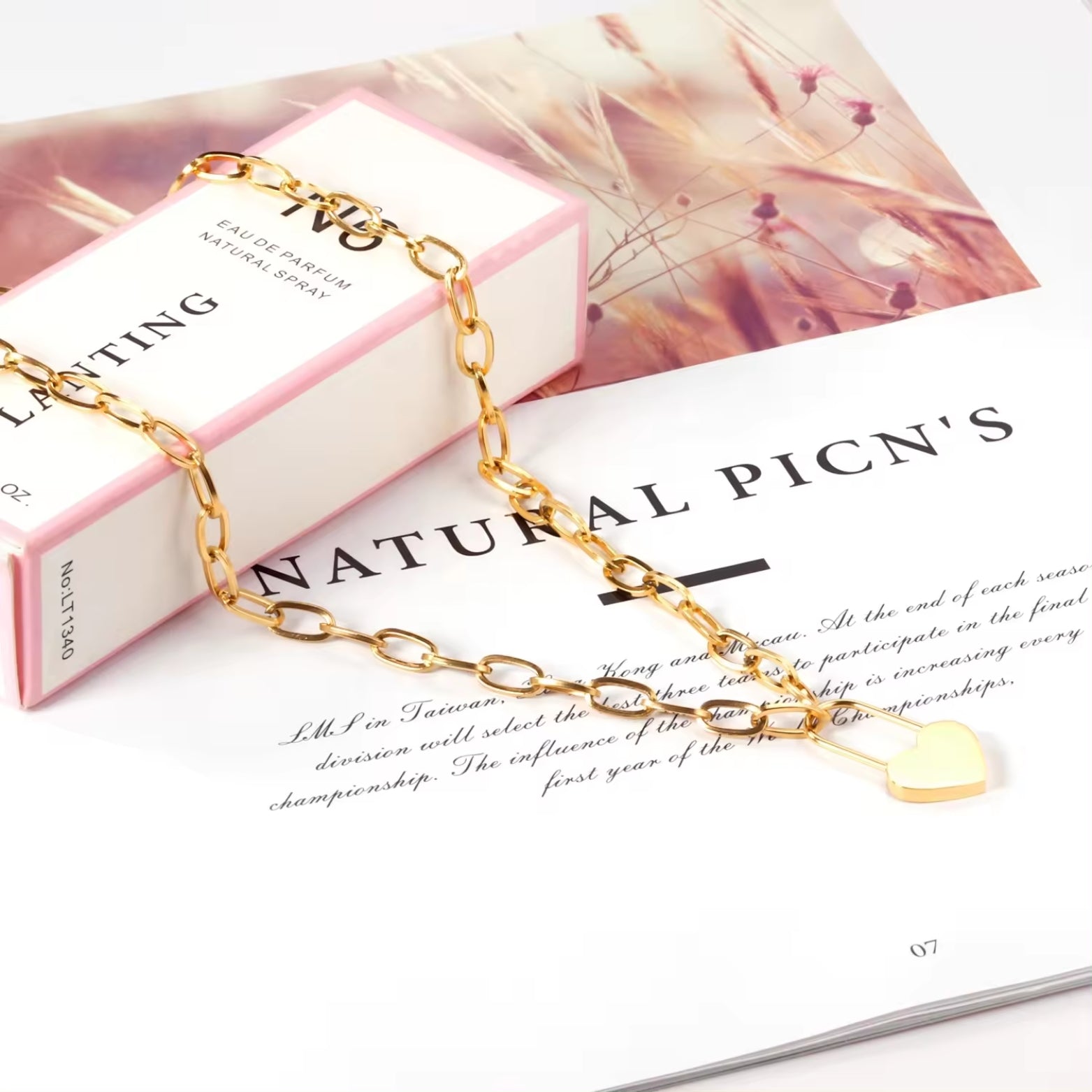 Kayla | Heart Lock Necklace