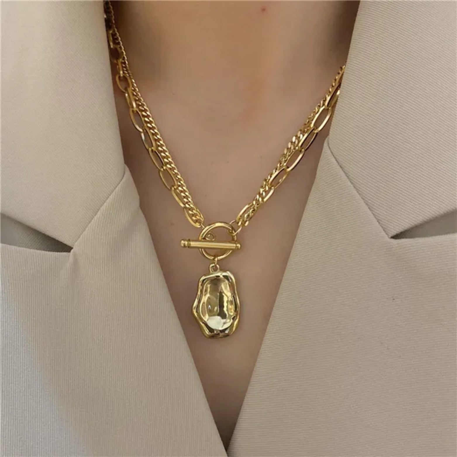 Tessa | Layered Gold Necklace